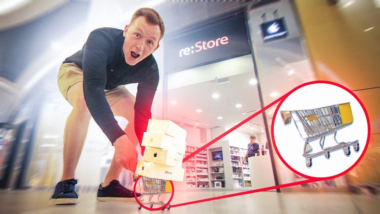 Я КУПЛЮ ВСЕ, что ТЫ УВЕЗЕШЬ в МИНИ ТЕЛЕЖКЕ! ЧЕЛЛЕНДЖ