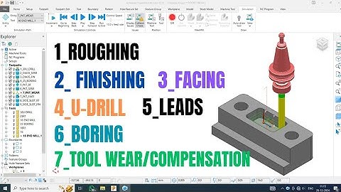 TOOL WEAR OR CUTTER COMPENSATION PROGRAM IN POWERMILL #powermill @CADCAM_KANPUR
