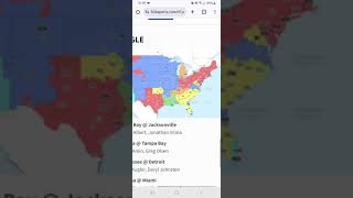 NFL Week 8 2024 TV Coverage Map Released CBS Early & Late & Fox Single Windows