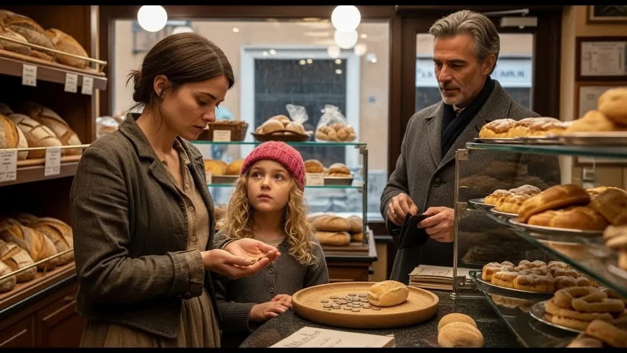 Madre povera comprò un solo pane per sfamare la figlia,poi il milionario dietro fece l’incredibi