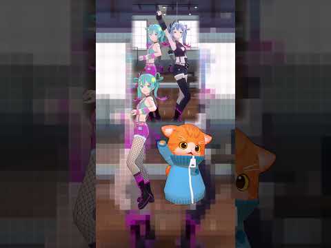 【NOT＿MMD】『愛言葉V』#踊ってみた にゃ！ #shorts  #vtuber #dance