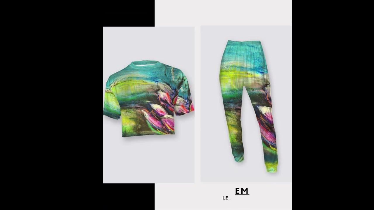 "Ondes de calme fleuries"Vitrine Em-Le Galeriste 