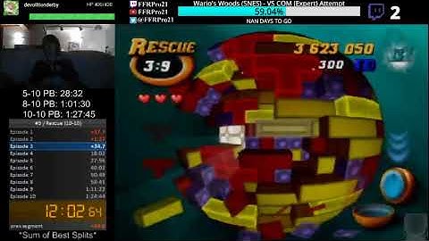 N64 - Tetrisphere - Rescue Speedrun (10-10) - 1:26:34