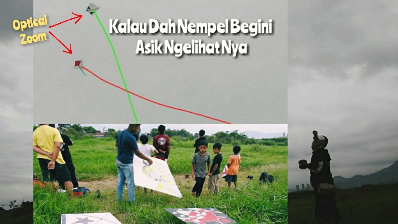 Gibrig Gibrig Sampai Rontok Gelasan , Adu Layangan Gede - 110cm Kite Fighting