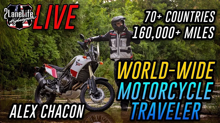 2LaneLIVE | Alex Chacon - Worldwide Motorcycle Tra...