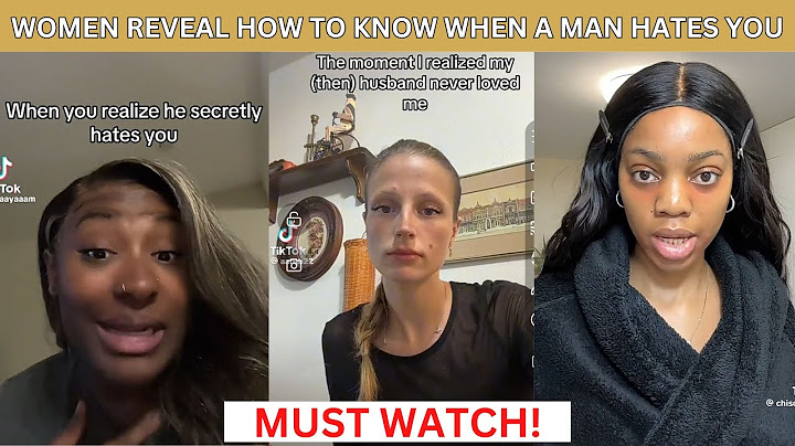 He Hated Me: Women Expose The  Signs of Men Who Secretly Hated Them💔