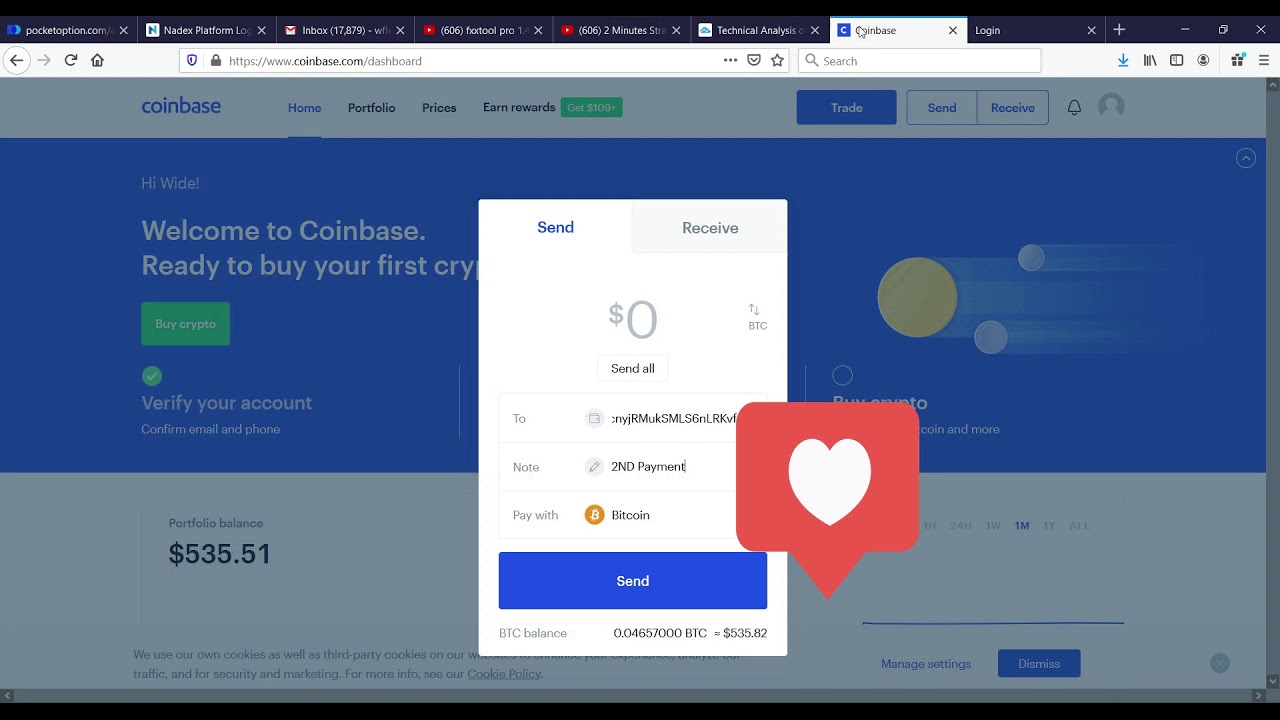 How to Fund Your Pocket Option Account With Coinbase YouTube