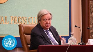 Press Conference by UN Secretary-General António Guterres in Tokyo, Japan