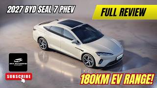 1,200km Range?! 2027 BYD Seal 7 PHEV Tech & Battery Breakdown