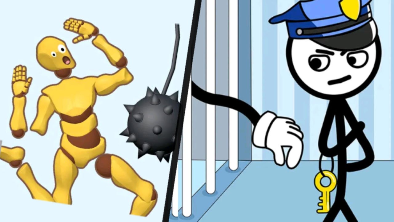 RAGDOLL BREAK : Kick Loser vs RUBBER PUZZLE STEALING (Thief Puzzle),Interesting Gameplay,Part