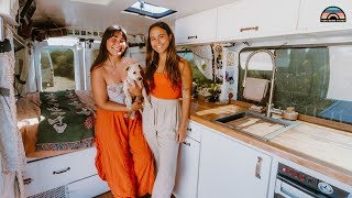 Couple&#39;s DIY Camper Van w/ Security System