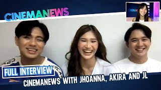 CinemaNews FULL INTERVIEW with #JhoannaRobles of BINI, #AkiraMorishita and #JLToreliza of BGYO