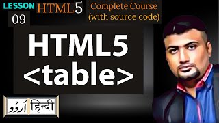 Full HTML table  | Html5 tutorial-09- in Hindi/Urdu News