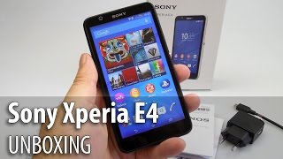Sony Xperia E4 Unboxing