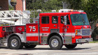 LAFD Light Force 75 Responding