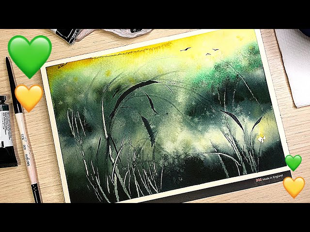 Acrylic Block Watercolor Technique for Amazing Cards —