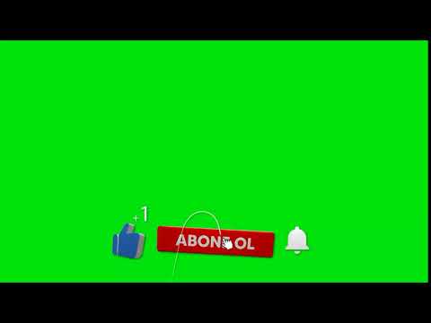 Abone Ol Like At Bildirimleri Aç Animasyonu Green Screen Video Ücretsiz İndirme Linkli