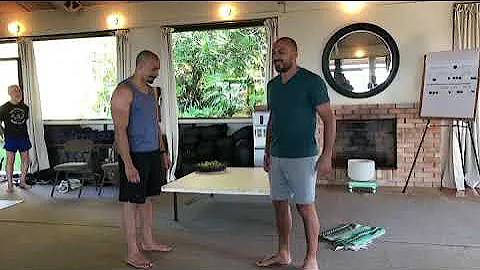 Demonstrating "Inner Power" at Dan Millman' s Peac...