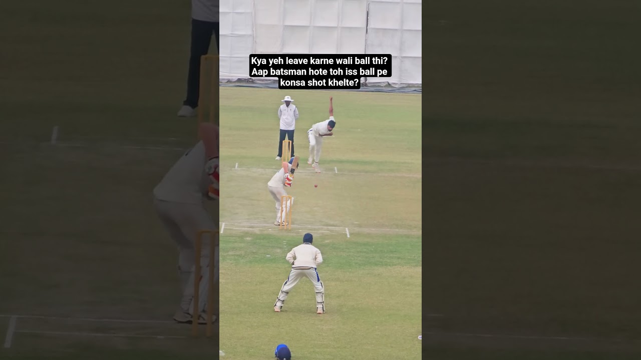 Test match shot selection 