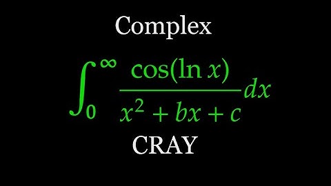 Complex Analysis-ing a CRAZY Integral