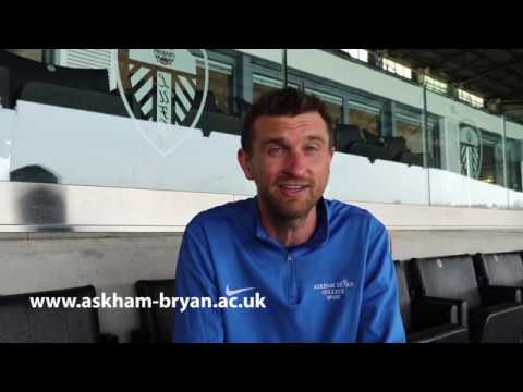 Askham Bryan become new Leeds United Sports Hub