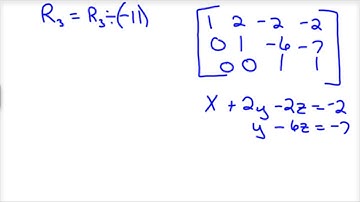 Gaussian Elimination Method Solving Simultaneous Equations