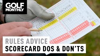 Rules Advice - Scorecard Dos & Don'ts