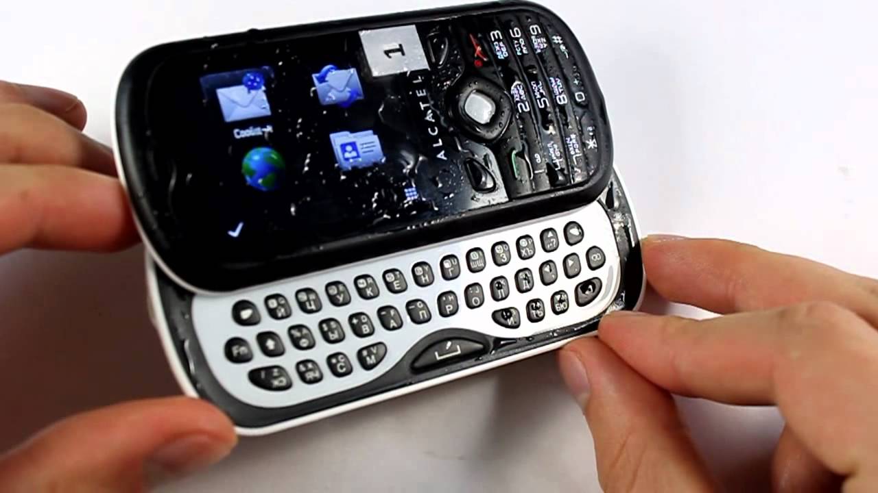 TechnoCrash#36: Alcatel OT-606: Immersion in beer for 10 sec.