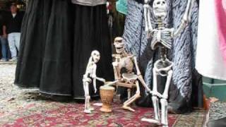 Skeleton Marionette Puppets Part 1 - 2009 MD Ren Fest