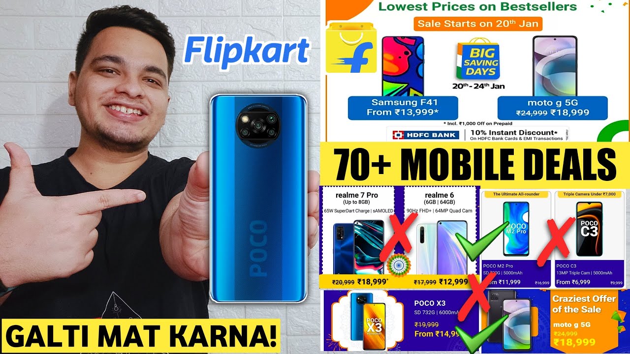 Flipkart Big Saving Days Sale - 70+ Best Smartphone Deals & Offers | Flipkart Mobile Sale 2021 🔥🔥