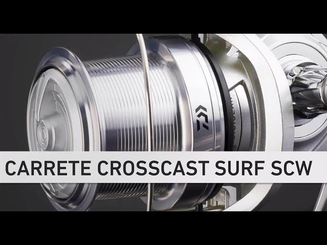 Carrete surfcasting Daiwa CROSSCAST SURF SCW con oscilación lenta