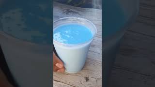 when you try the Star Wars' blue milk for the first time