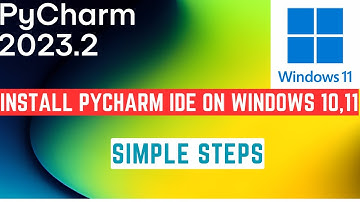 how to install Pycharm (IDE) 2023 on windows 11 latest version step by step