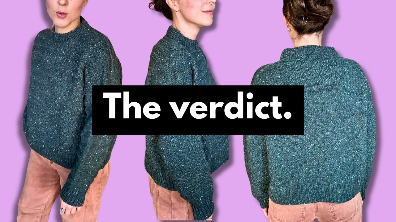 Sweater No. 18: My Finished Sweater + Pattern Review