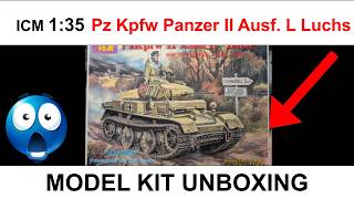 PzKpfw Panzer II Ausf. L Luchs | 1:35 ICM scale model unboxing | King's Hobbies