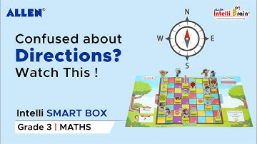 Direction Sense Test | Direction Game | Maths Activity for Class 3 | ALLEN Intelli SMART Box