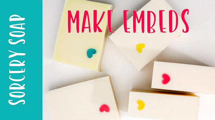 Use Clay Extruder for Soap Embeds | #soapdough #soapmaking