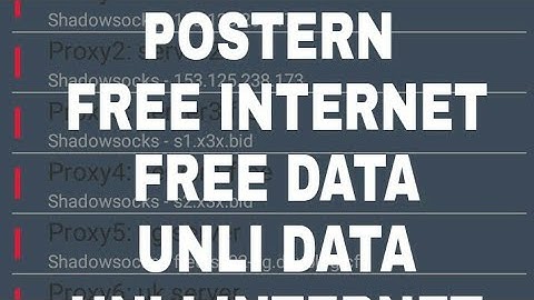 How to use Postern - Free Net