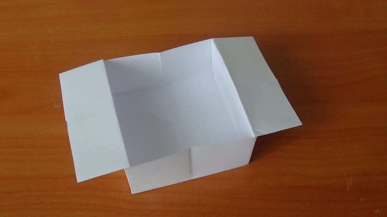 Коробочка из бумаги. Оригами // Box from paper. Origami