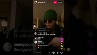 Woodz insta live