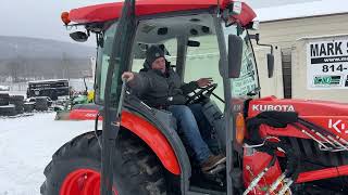 NICE 2017 Kubota L4060 Grand L Compact Cab Tractor Loader Tractor