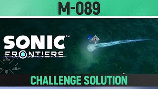 Sonic Frontiers - M-089 - Challenge Puzzle Solution 🏆