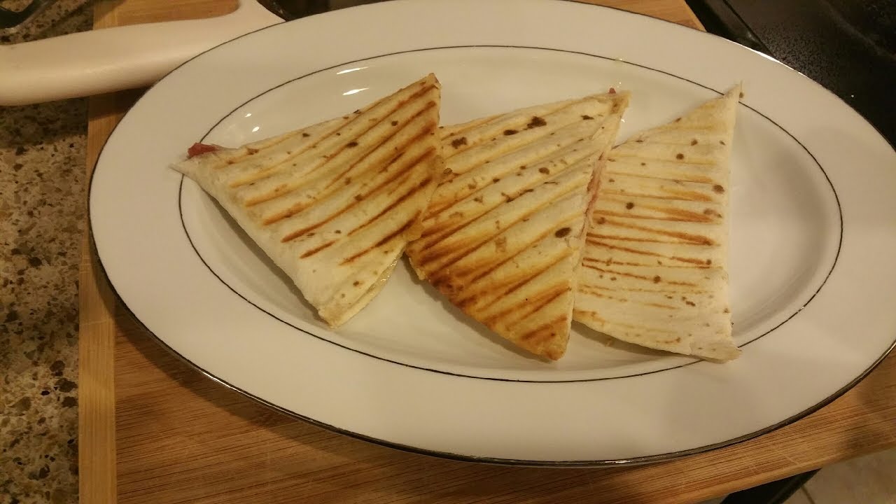 Perfect Salami & Cheese Quesadilla Recipe YouTube