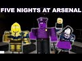 ALL 5 NIGHTs ARSENAL WINS and SKINS | Roblox
