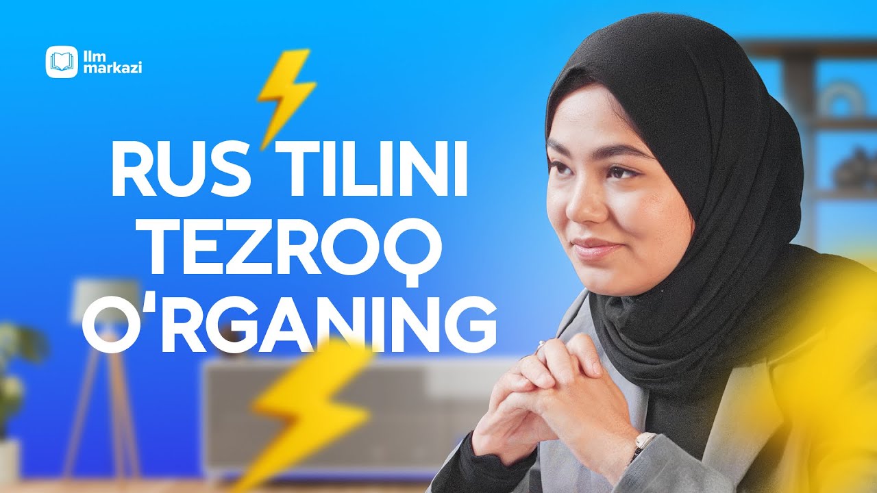 🤯 Rus tilini 5x tezroq o'rganish siri | BEPUL DARSLIK