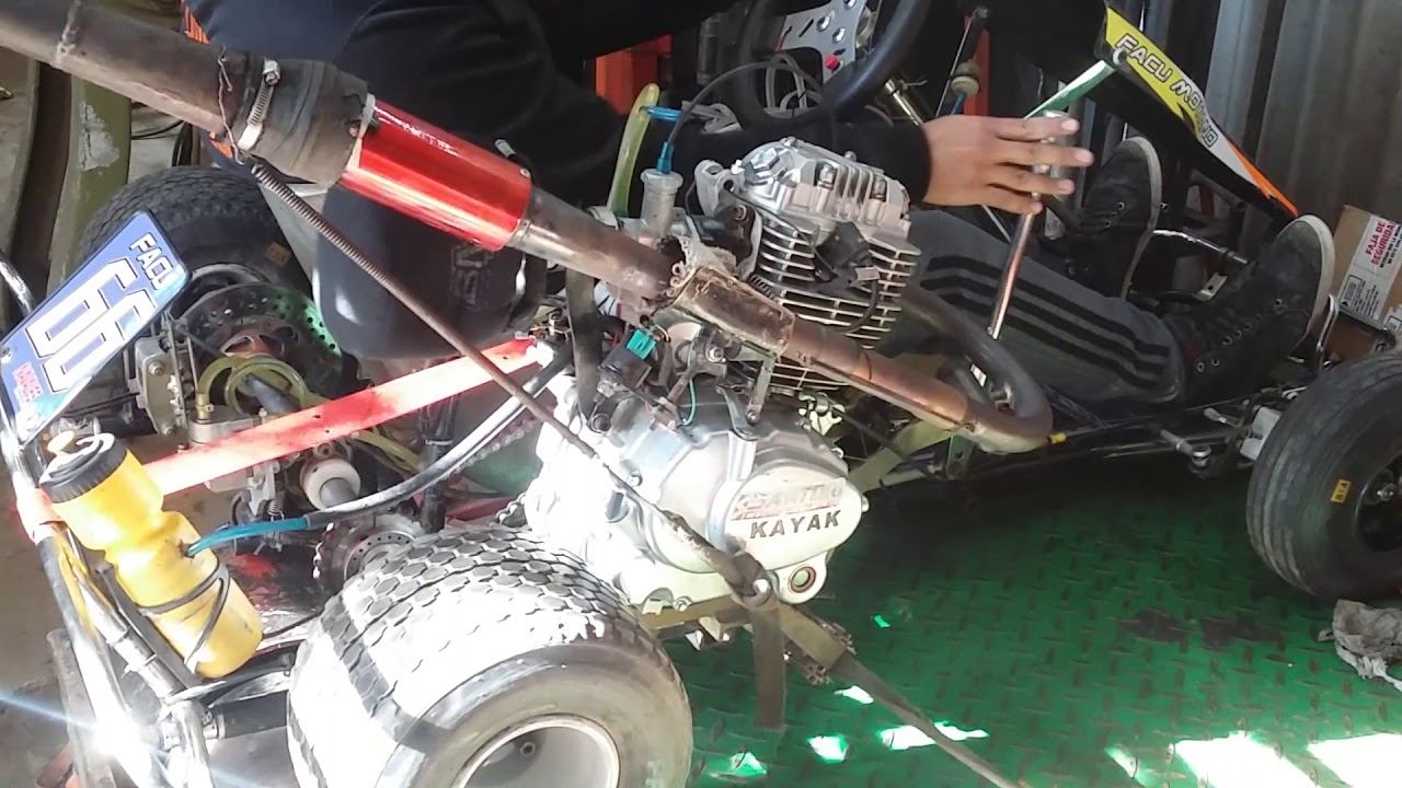 Test kart motor kayak 150 cc YouTube