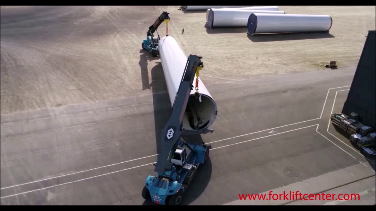 SMV 4535 TC5 Heavy Duty Reachstacker with hook on stock at Forkliftcenter