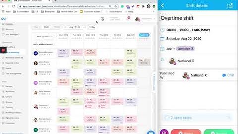 Job Schedule - Shift Tasks
