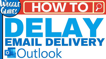 How to delay delivery in Outlook