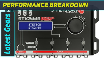 Stetsom STX 2448 DSP Crossover & Equalizer: Unleash Your Car Audio Experience!
